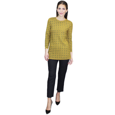 Circle Crinkle Top - T871